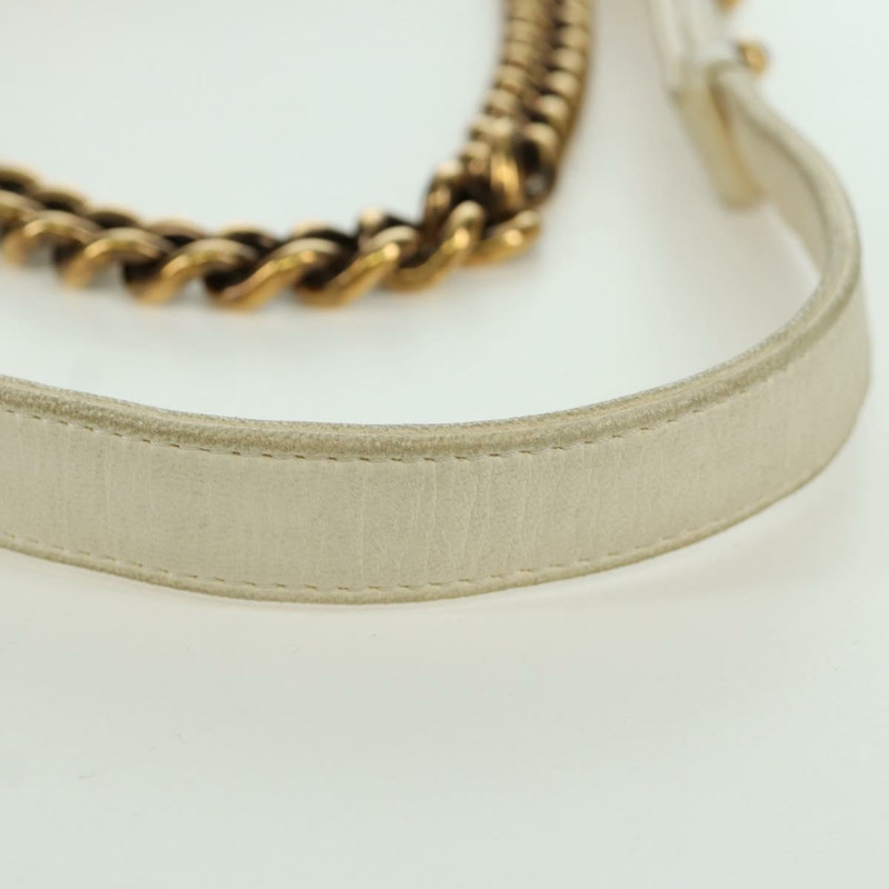 【日本直送】香奈兒 Boy Chanel 28 古巴鏈條亮片包，金色雙C標誌皮革款，正品編號 173370SAM-7