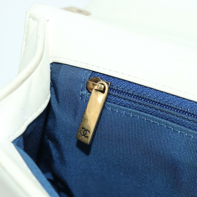 【日本直送】香奈兒 Boy Chanel 28 古巴鏈條亮片包，金色雙C標誌皮革款，正品編號 173370SAM-27