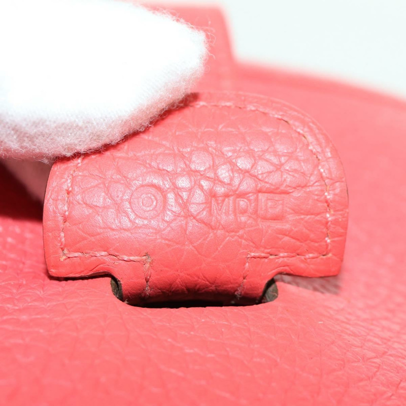 【日本直送】愛馬仕 Evelyn GM 單肩背包，粉紅色銀色皮革，正品 bs33716V-10