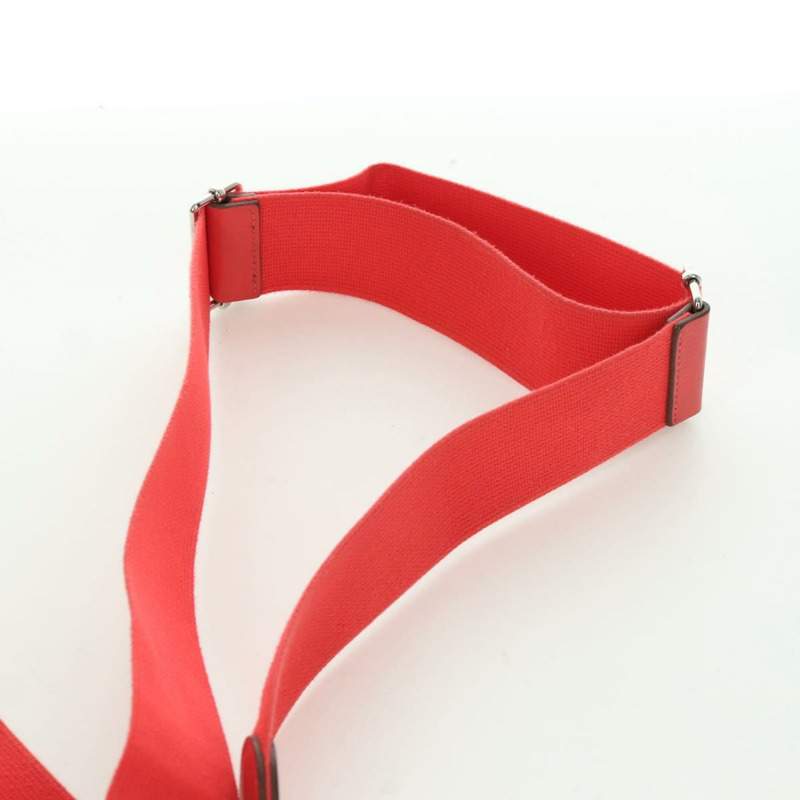 【日本直送】愛馬仕 Evelyn GM 單肩背包，粉紅色銀色皮革，正品 bs33716V-13