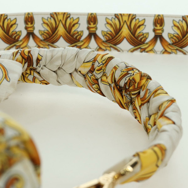 【日本直送】FENDI Zucca 帆布 Fenderche VERSACE Mamma Baguette 包款白色正品 173367SAM-13