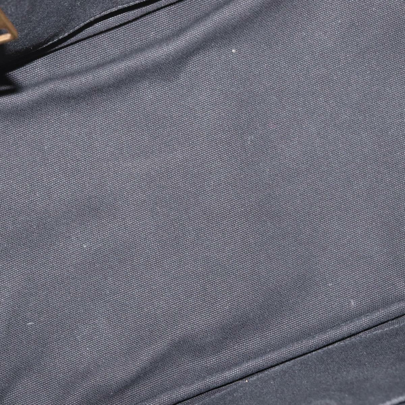 【日本直送】PRADA Canapa GM 手提包 牛仔布 2way 黑色金色 正品 BSZ264-9