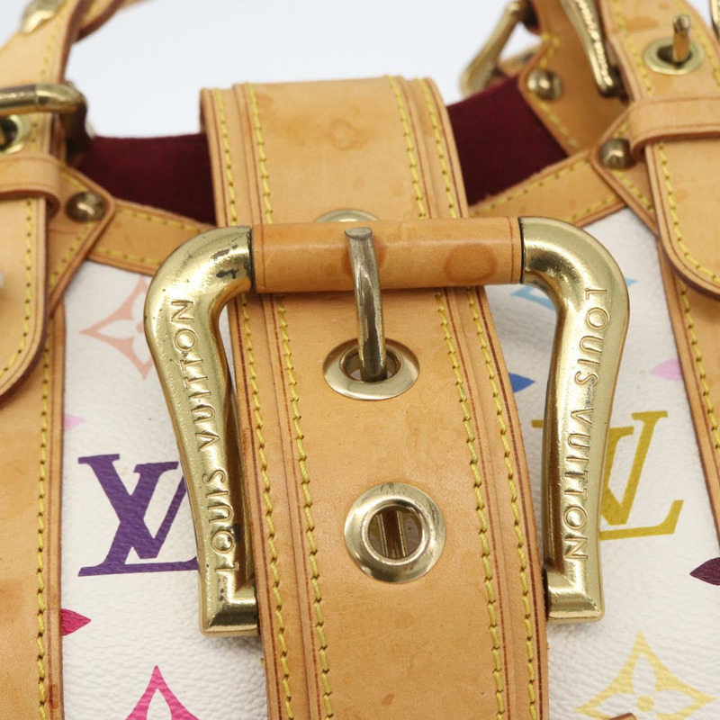 【日本直送】路易威登 Monogram Multicolor Teda PM 手提包 白色 M92348 LV 正品 ka2944V-8