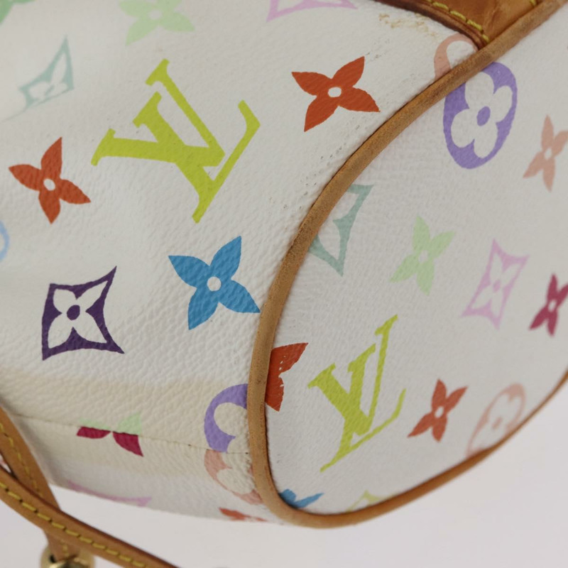 【日本直送】路易威登 Monogram Multicolor Teda PM 手提包 白色 M92348 LV 正品 ka2944V-14