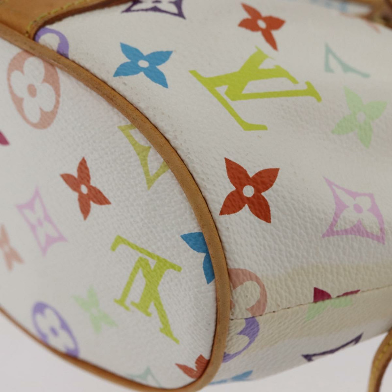 【日本直送】路易威登 Monogram Multicolor Teda PM 手提包 白色 M92348 LV 正品 ka2944V-17