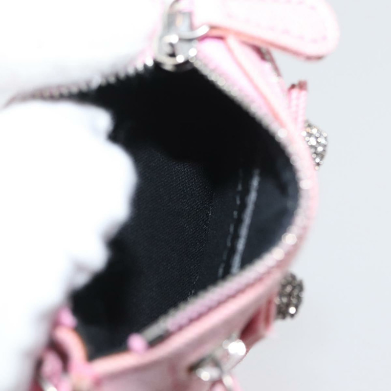 【日本直送】BALENCIAGA Neo Kagol 手提包 牛仔褲 2way 粉紅色銀色 Auth ka3034V-32