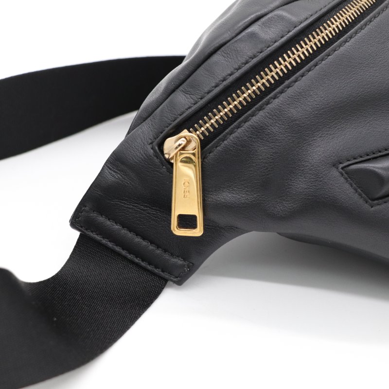 FENDI 黑色 腰包-6