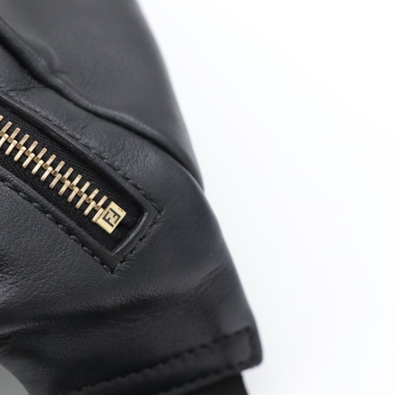 FENDI 黑色 腰包-11