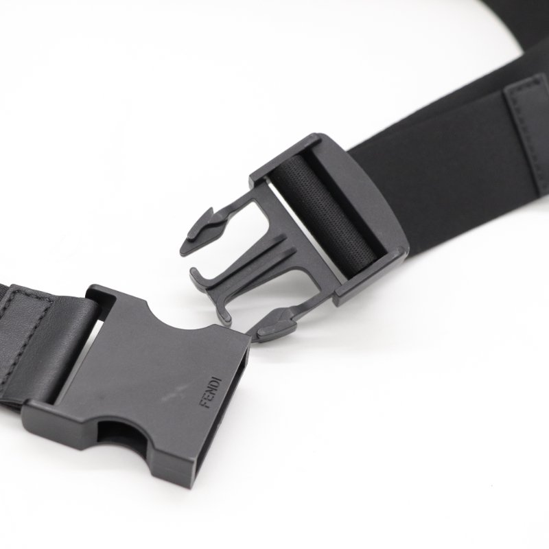 FENDI 黑色 腰包-13