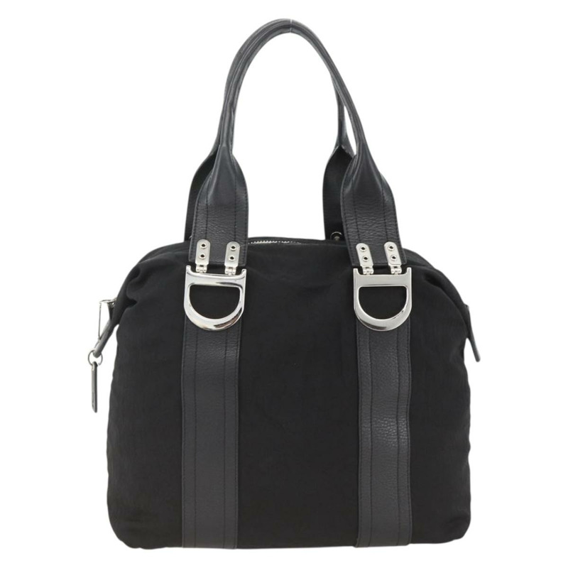 【日本直送】Christian Dior 尼龍托特包 黑色 銀色 正品 BSZ026V-1