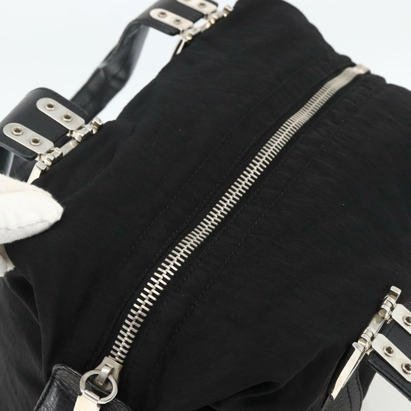 【日本直送】Christian Dior 尼龍托特包 黑色 銀色 正品 BSZ026V-4