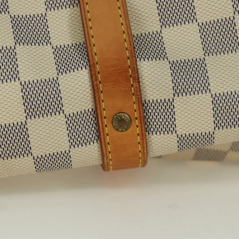 【日本直送】路易威登 Damier Azur Saumur 30 肩背包 SPO N48202 LV Auth ARZ546V-7