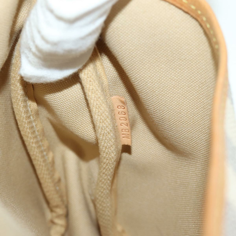 【日本直送】路易威登 Damier Azur Saumur 30 肩背包 SPO N48202 LV Auth ARZ546V-10