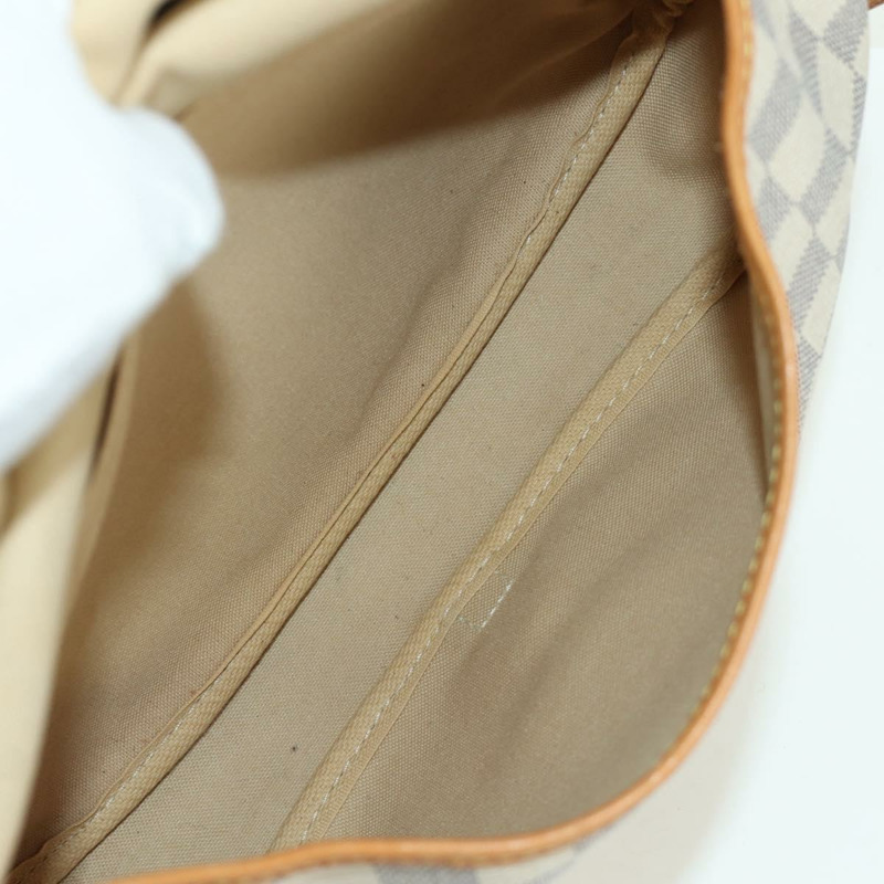 【日本直送】路易威登 Damier Azur Saumur 30 肩背包 SPO N48202 LV Auth ARZ546V-27