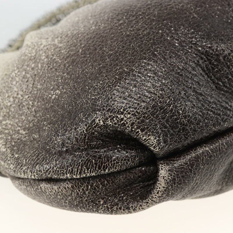 【日本直送】PRADA 鏈條手提包 皮革 白色 銀色 正品 BSZ318V-14