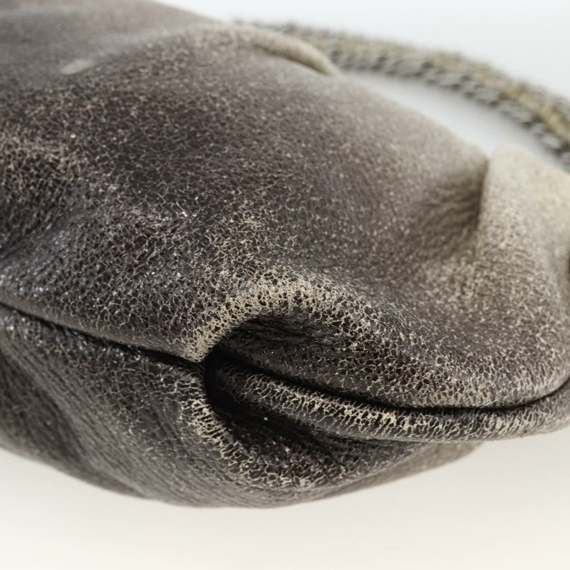 【日本直送】PRADA 鏈條手提包 皮革 白色 銀色 正品 BSZ318V-15