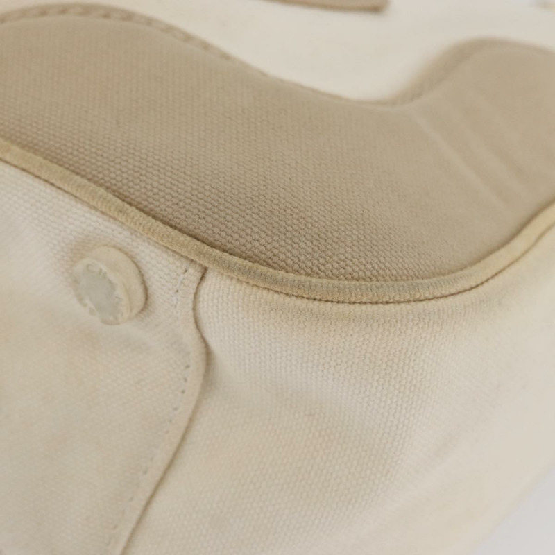 【日本直送】香奈兒帆布手袋 米色奶油色 CC 標誌 Auth 174069A-15