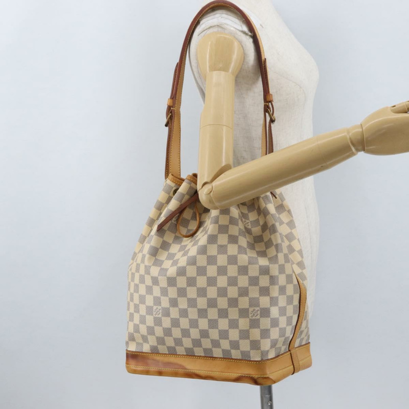 【日本直送】路易威登 Damier Azur Noe 肩背包 N42222 LV Auth LNZ751A-21