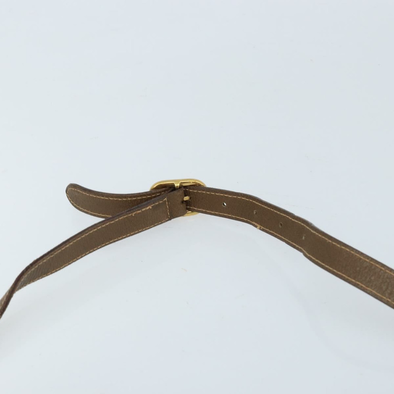 【日本直送】GUCCI GG Supreme Web Sherry Line 手提包 PVC 米色 金色 904 02 069 Auth LNZ716-13