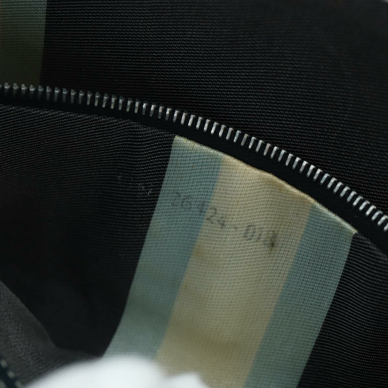 【日本直送】FENDI 大理石紋 Mamma Baguette 單肩包 帆布 海軍藍 銀色 正品 am10993V-10