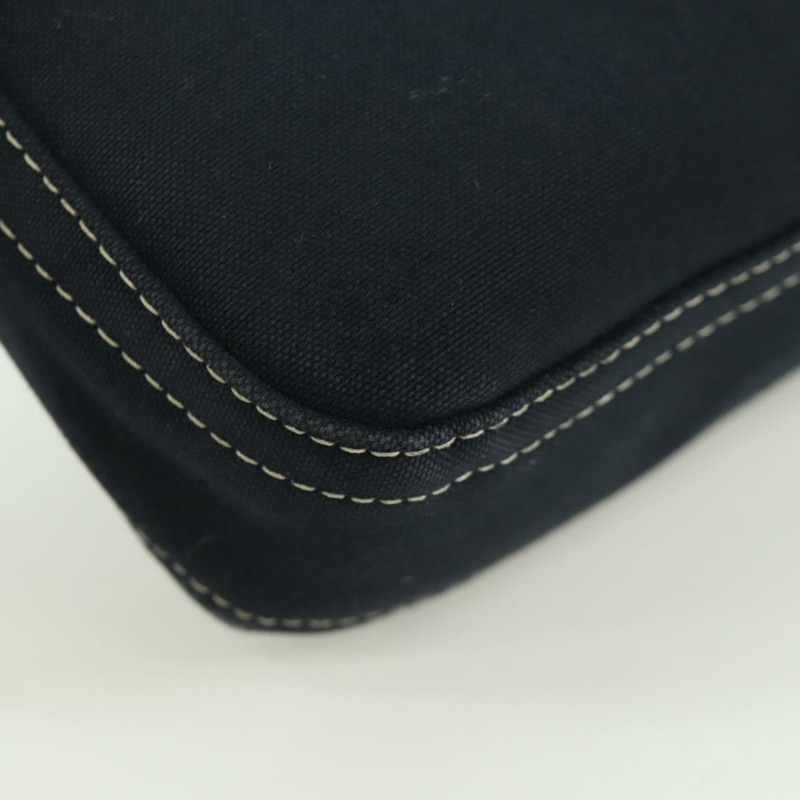 【日本直送】FENDI 大理石紋 Mamma Baguette 單肩包 帆布 海軍藍 銀色 正品 am10993V-13