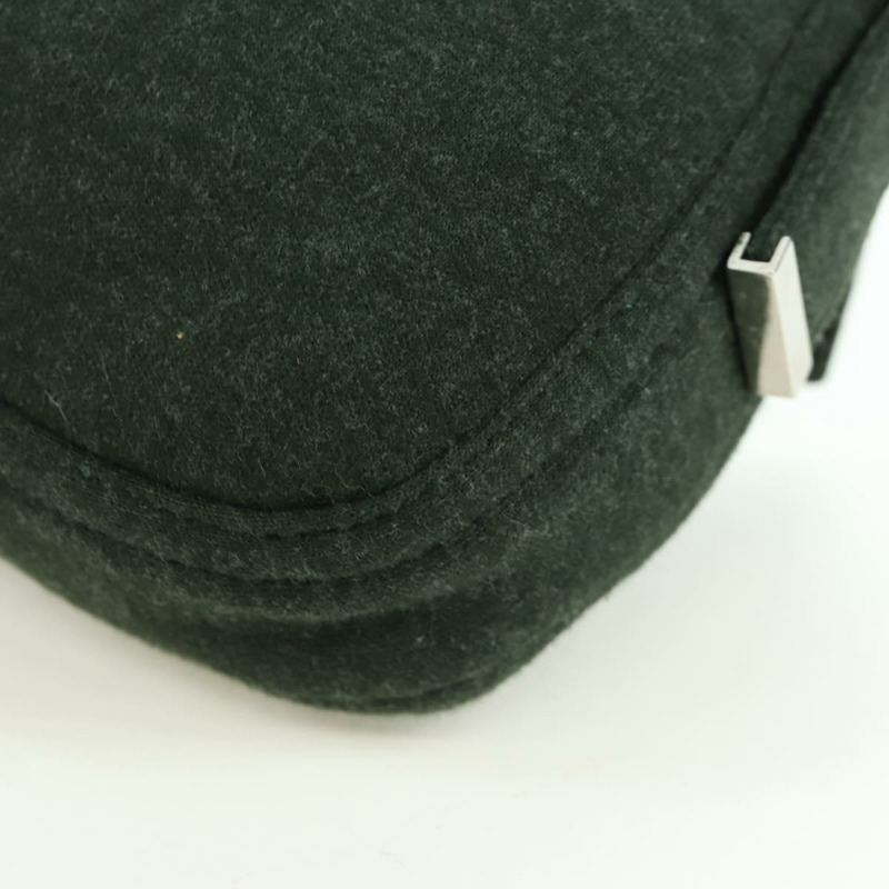 【日本直送】FENDI Mamma Baguette 肩背包 針織綠 銀色 正品 am11047V-16