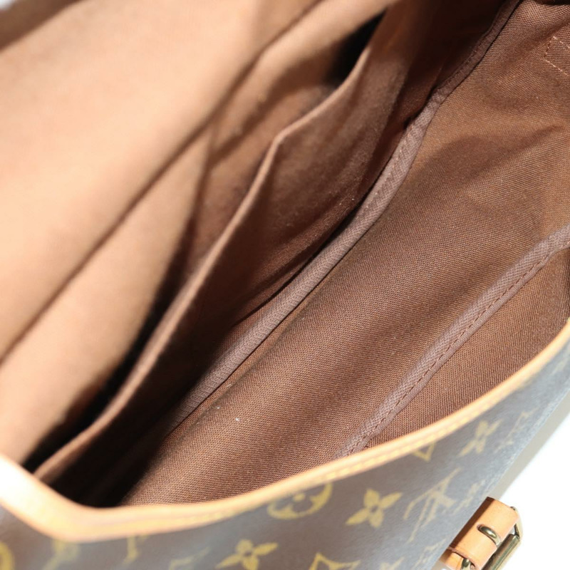 【日本直送】路易威登 Monogram Saumur 35 肩背包 M42254 LV Auth am11030V-9