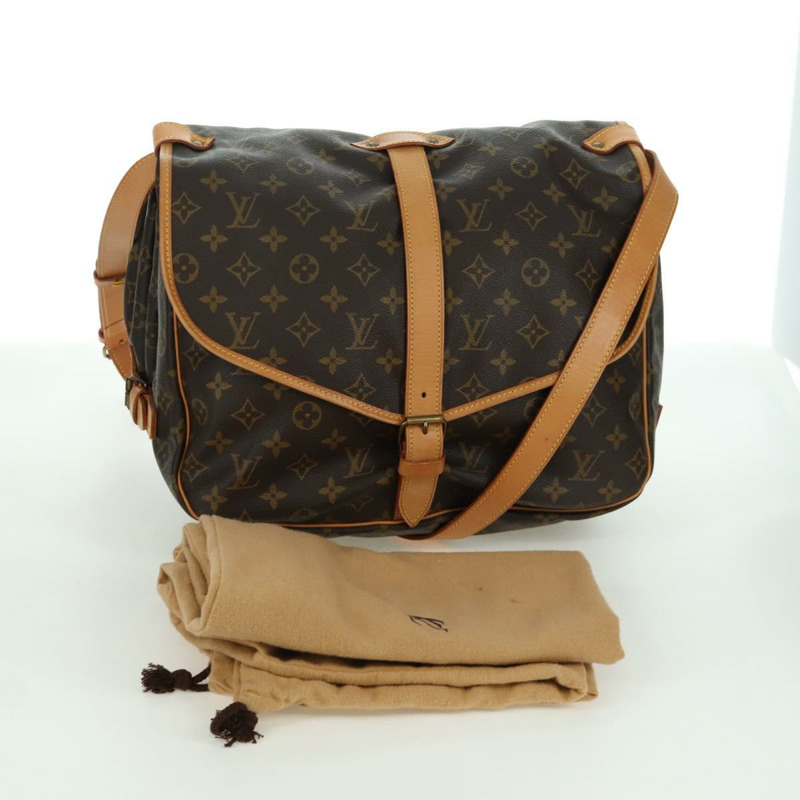 【日本直送】路易威登 Monogram Saumur 35 肩背包 M42254 LV Auth am11030V-11