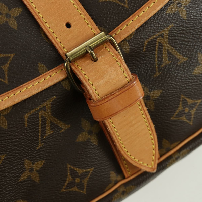 【日本直送】路易威登 Monogram Saumur 35 肩背包 M42254 LV Auth am11030V-21