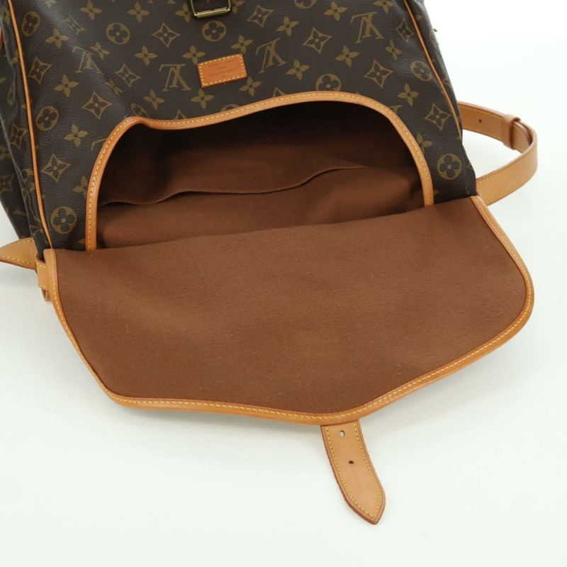 【日本直送】路易威登 Monogram Saumur 35 肩背包 M42254 LV Auth am11030V-28
