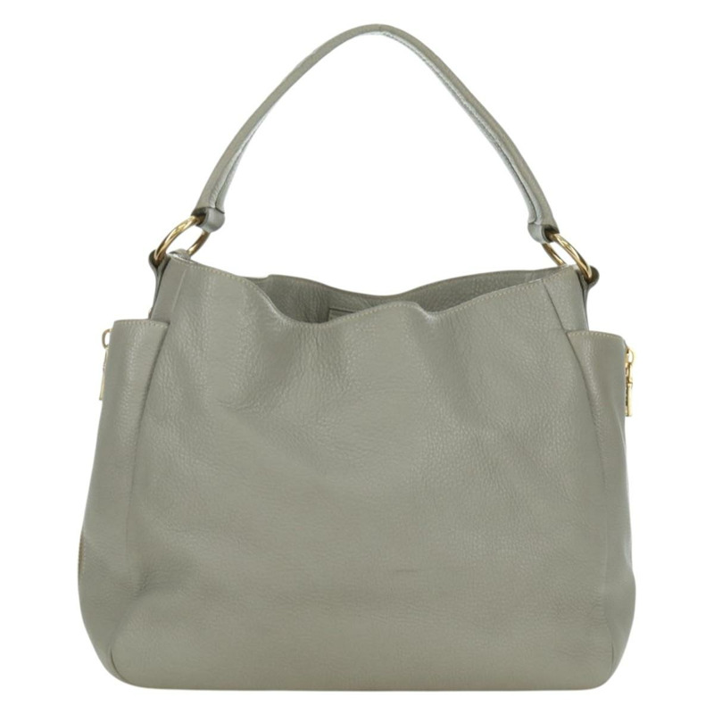 【日本直送】PRADA 灰色金色皮革肩背包 正品 ARZ570V-1