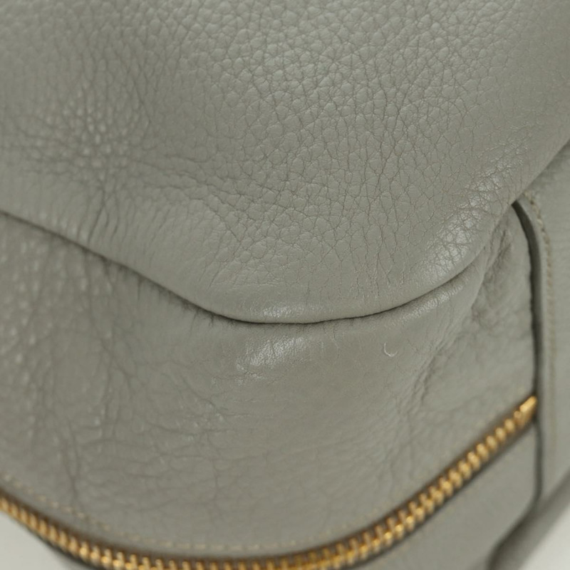 【日本直送】PRADA 灰色金色皮革肩背包 正品 ARZ570V-14
