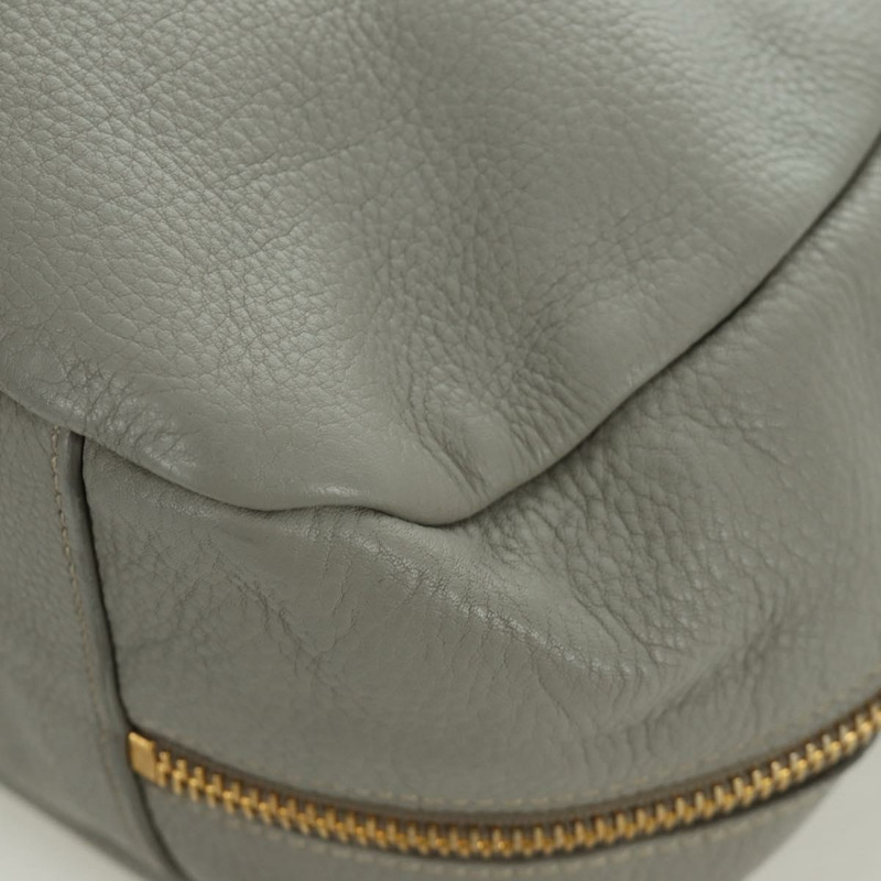 【日本直送】PRADA 灰色金色皮革肩背包 正品 ARZ570V-15