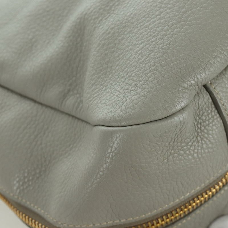 【日本直送】PRADA 灰色金色皮革肩背包 正品 ARZ570V-16