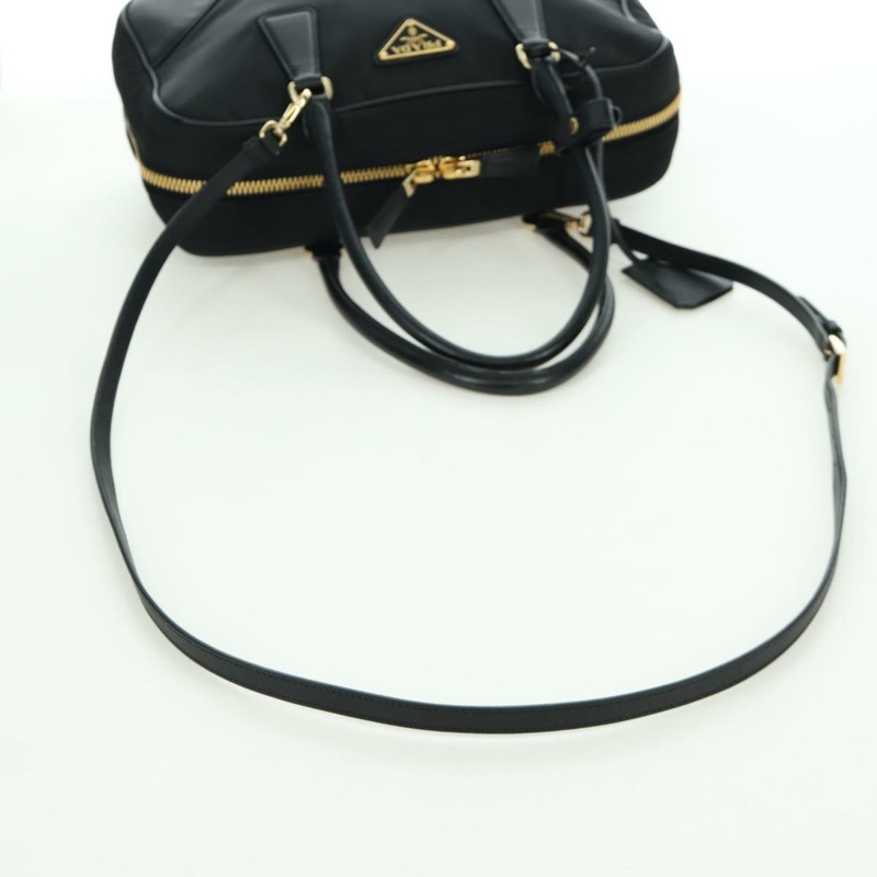【日本直送】PRADA 尼龍手提包 2way 金色黑色 1BB115 正品 ARZ666SAM-7