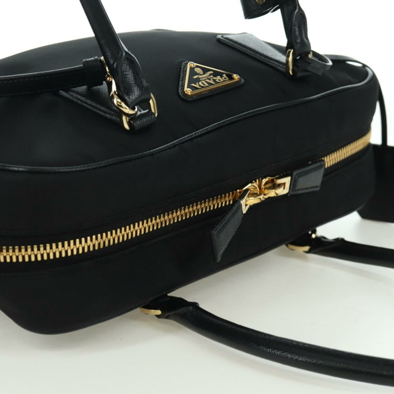 【日本直送】PRADA 尼龍手提包 2way 金色黑色 1BB115 正品 ARZ666SAM-13