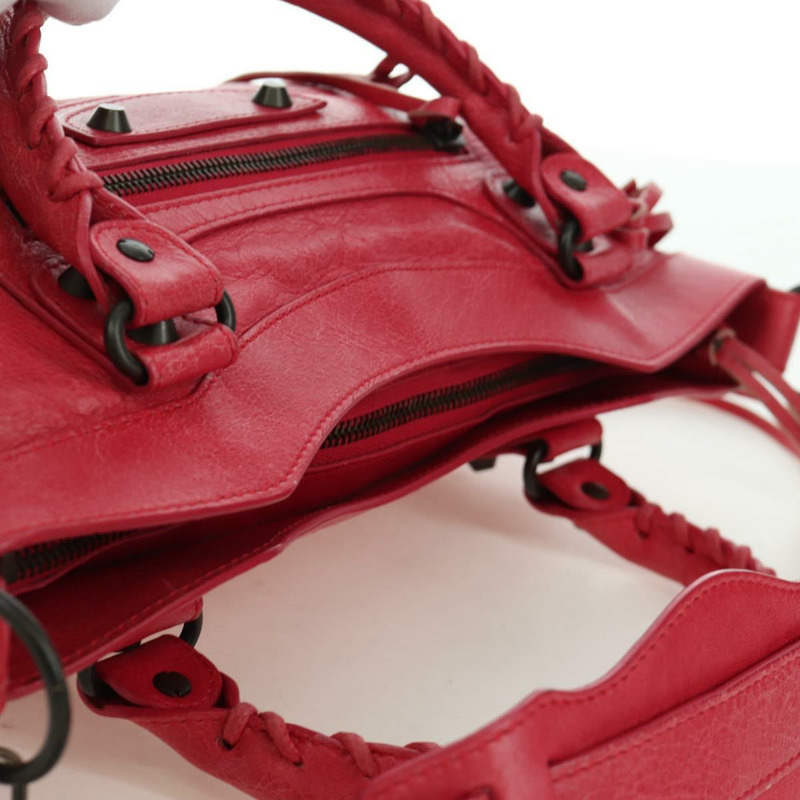 【日本直送】BALENCIAGA The First 手提包 皮革 2way 粉紅色 103208 正品 ARZ707SAV-5