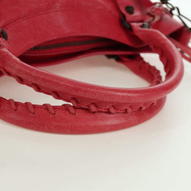 【日本直送】BALENCIAGA The First 手提包 皮革 2way 粉紅色 103208 正品 ARZ707SAV-6