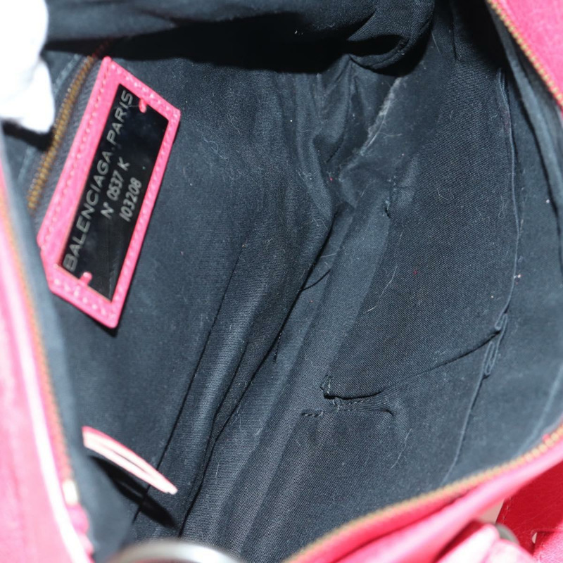 【日本直送】BALENCIAGA The First 手提包 皮革 2way 粉紅色 103208 正品 ARZ707SAV-9