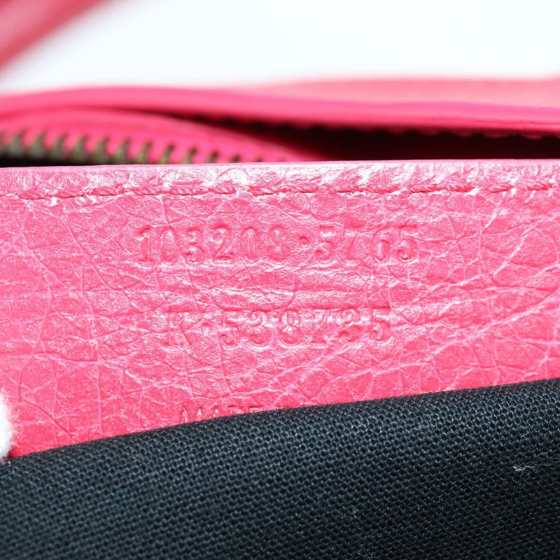 【日本直送】BALENCIAGA The First 手提包 皮革 2way 粉紅色 103208 正品 ARZ707SAV-10