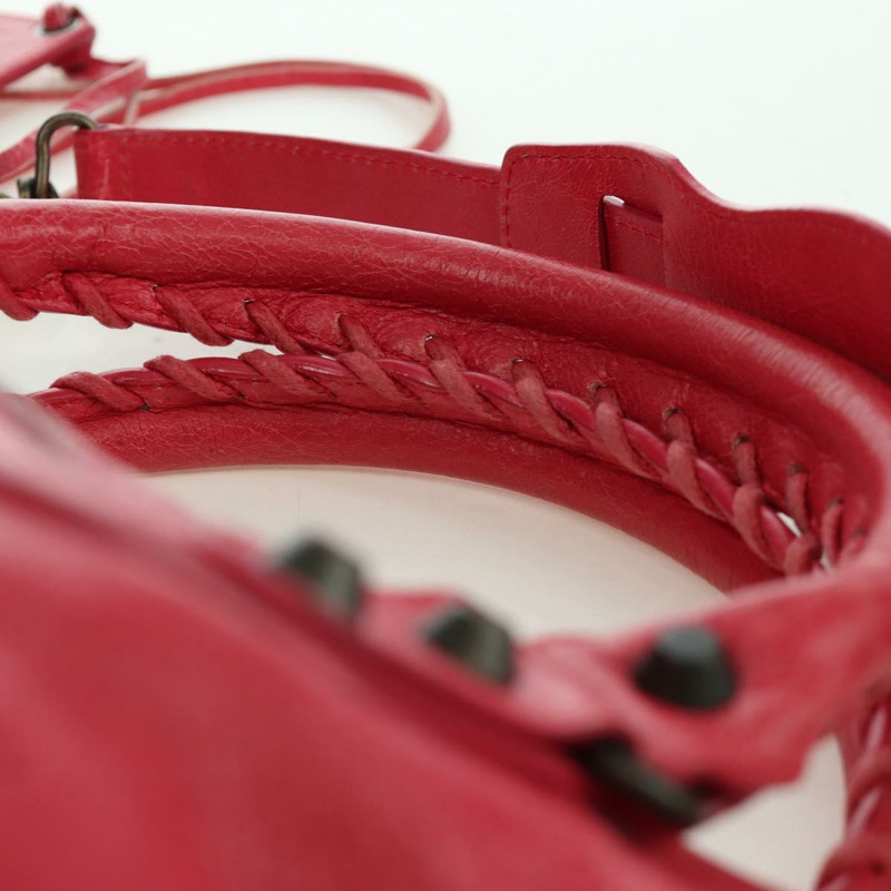 【日本直送】BALENCIAGA The First 手提包 皮革 2way 粉紅色 103208 正品 ARZ707SAV-13