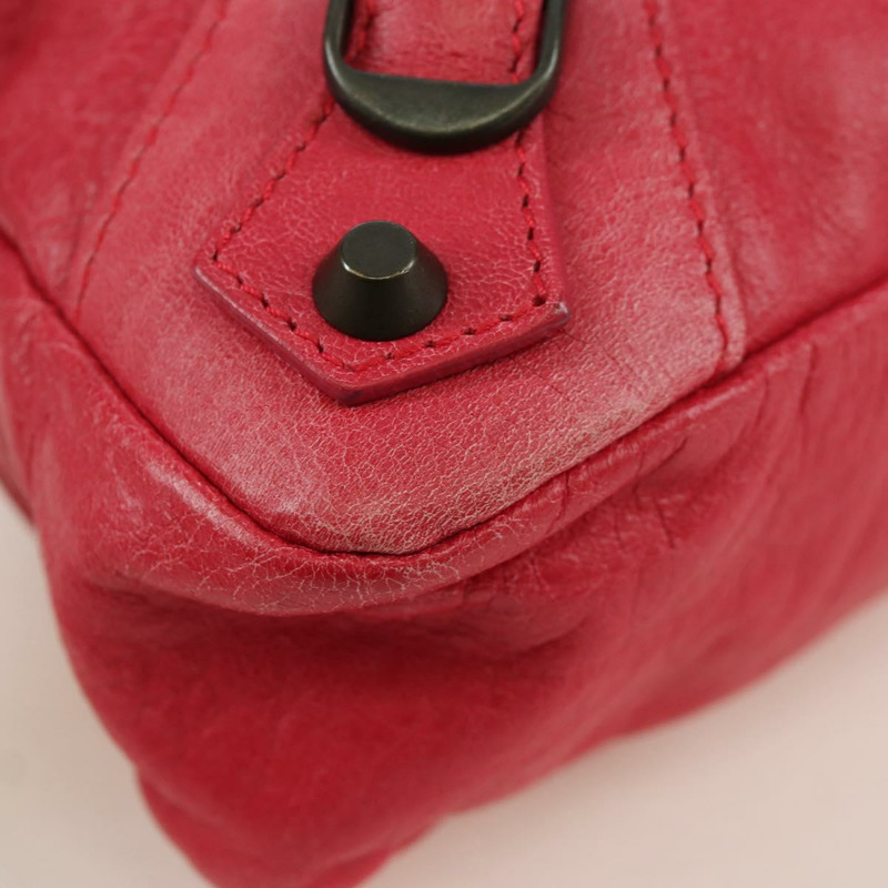 【日本直送】BALENCIAGA The First 手提包 皮革 2way 粉紅色 103208 正品 ARZ707SAV-15
