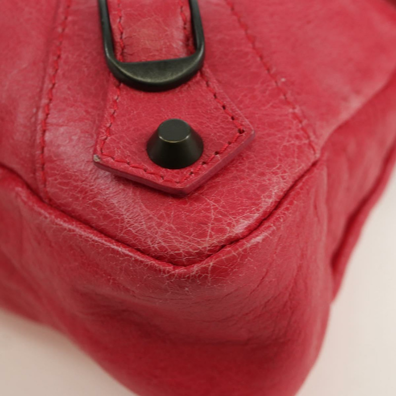 【日本直送】BALENCIAGA The First 手提包 皮革 2way 粉紅色 103208 正品 ARZ707SAV-16