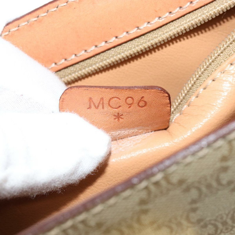 【日本直送】CELINE Macadam帆布手提包 PVC 兩用 米色 金色 正品 BSZ537A-11