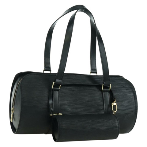 路易威登 Epi Soufflot 手提包 黑色 M52222 LV 正品 ARZ147SAV