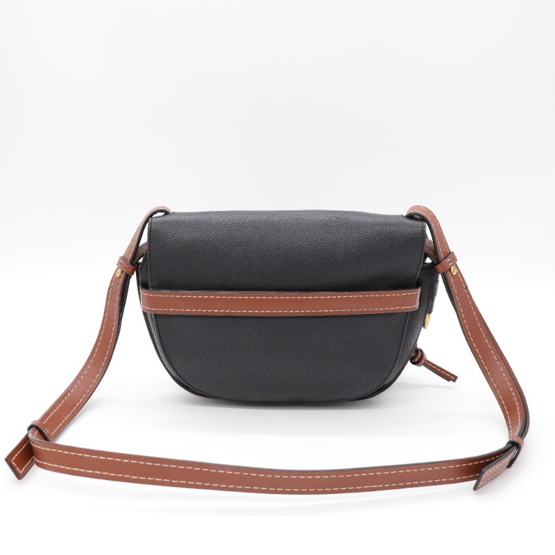 LOEWE Gate 黑色 馬鞍包-4