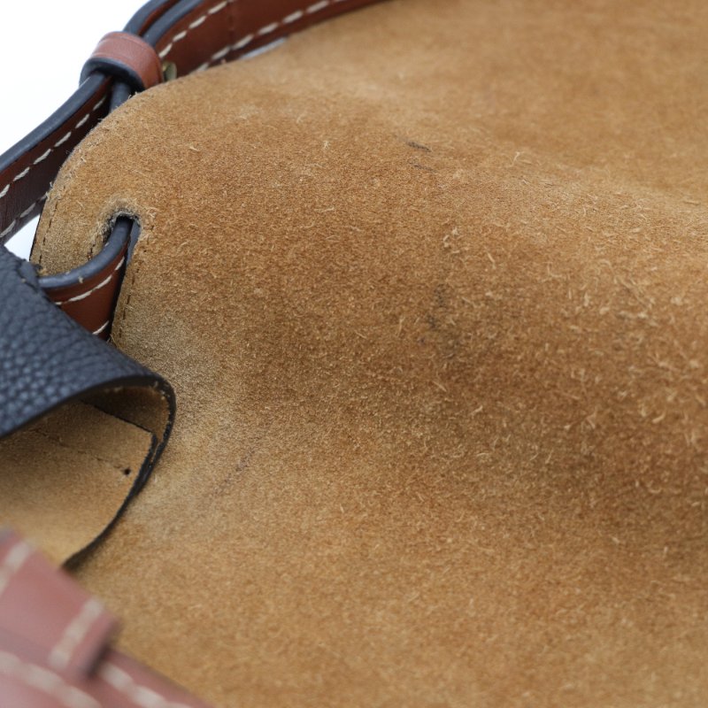 LOEWE Gate 黑色 馬鞍包-15