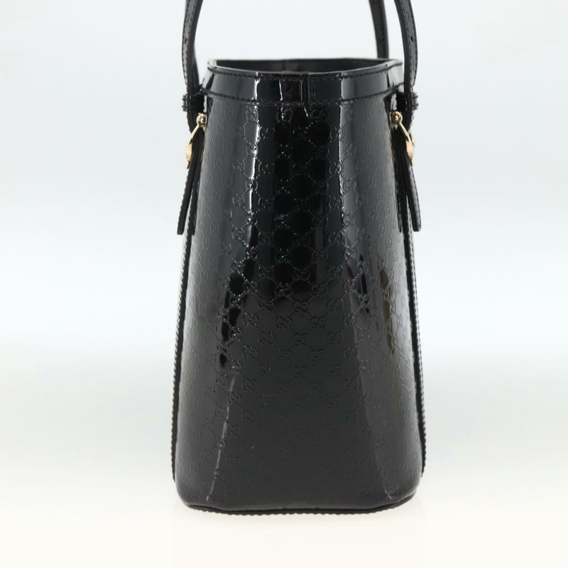 【日本直送】GUCCI Micro GG帆布手提包 黑色 金色 336776 正品 ka3148A-2