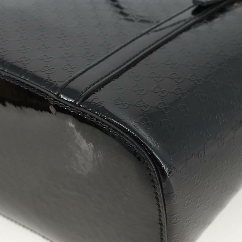 【日本直送】GUCCI Micro GG帆布手提包 黑色 金色 336776 正品 ka3148A-7
