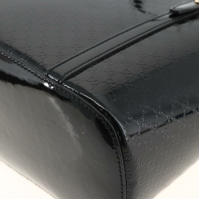 【日本直送】GUCCI Micro GG帆布手提包 黑色 金色 336776 正品 ka3148A-15